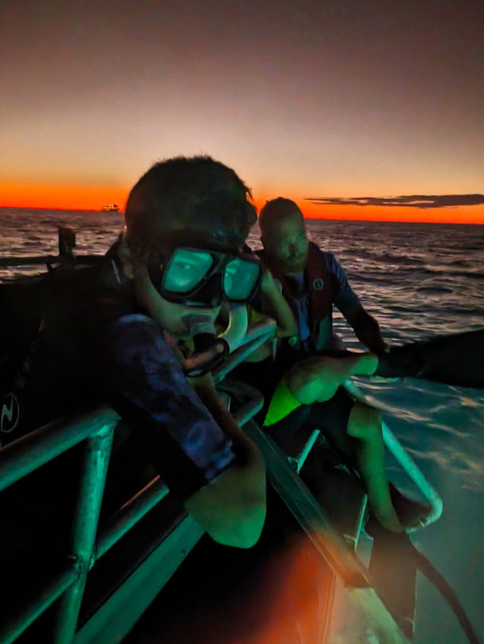 Taylor Family in wetsuits for Manta Ray Snorkeling with UnCruise Big Island Hawaii 7